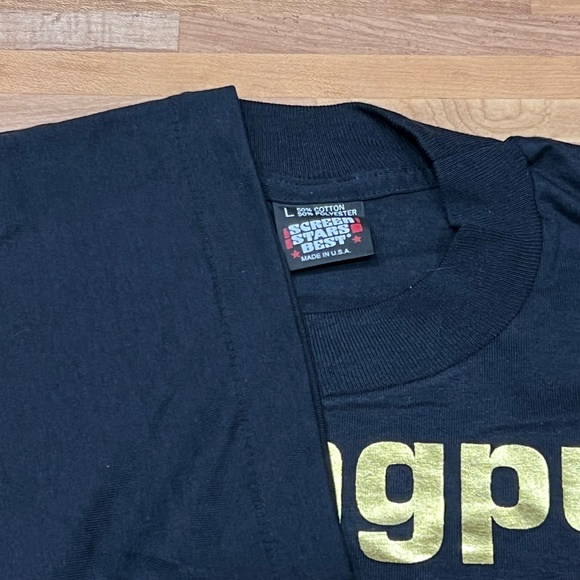 Vintage Gold Graphic Tee Shirt Screen Stars Size Large Strongput the Super Show - Picture 3 of 6